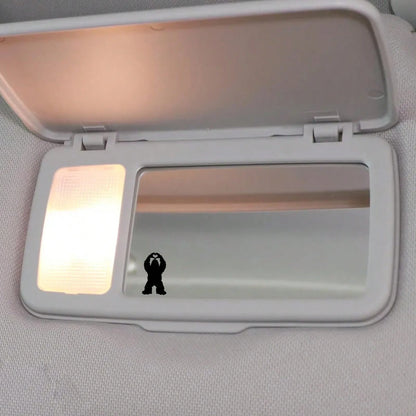 Tiny Bigfoot Heart Hands Vinyl Decal: Sasquatch Hidden Car Sticker,Car Rearview Mirror Stickers- Car Accessories