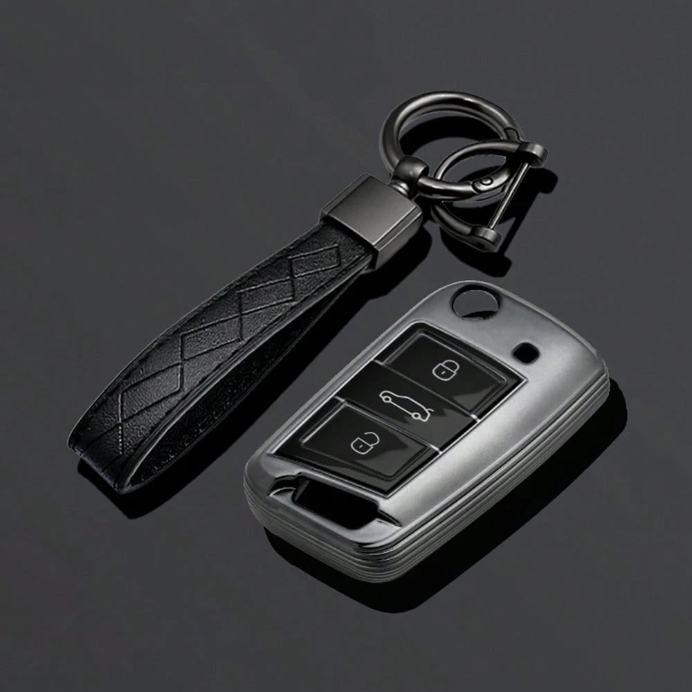 TPU Car Key Case Cover Shell For VW Golf 7 MK7 Tiguan MK2 For Seat Ateca Leon FR Ibiza For Octavia