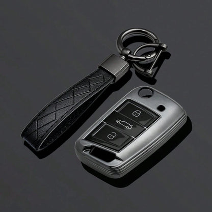 TPU Car Key Case Cover Shell For VW Golf 7 MK7 Tiguan MK2 For Seat Ateca Leon FR Ibiza For Octavia