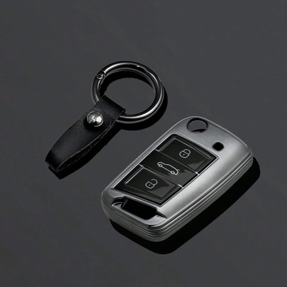 TPU Car Key Case Cover Shell For VW Golf 7 MK7 Tiguan MK2 For Seat Ateca Leon FR Ibiza For Octavia