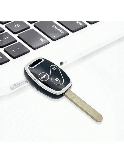 TPU Car Remote Key Cover Suitable For 8th Generation Accord, Civic, CR-V, Fit, And Odyssey, Soft TPU Protection, Ideal Gift