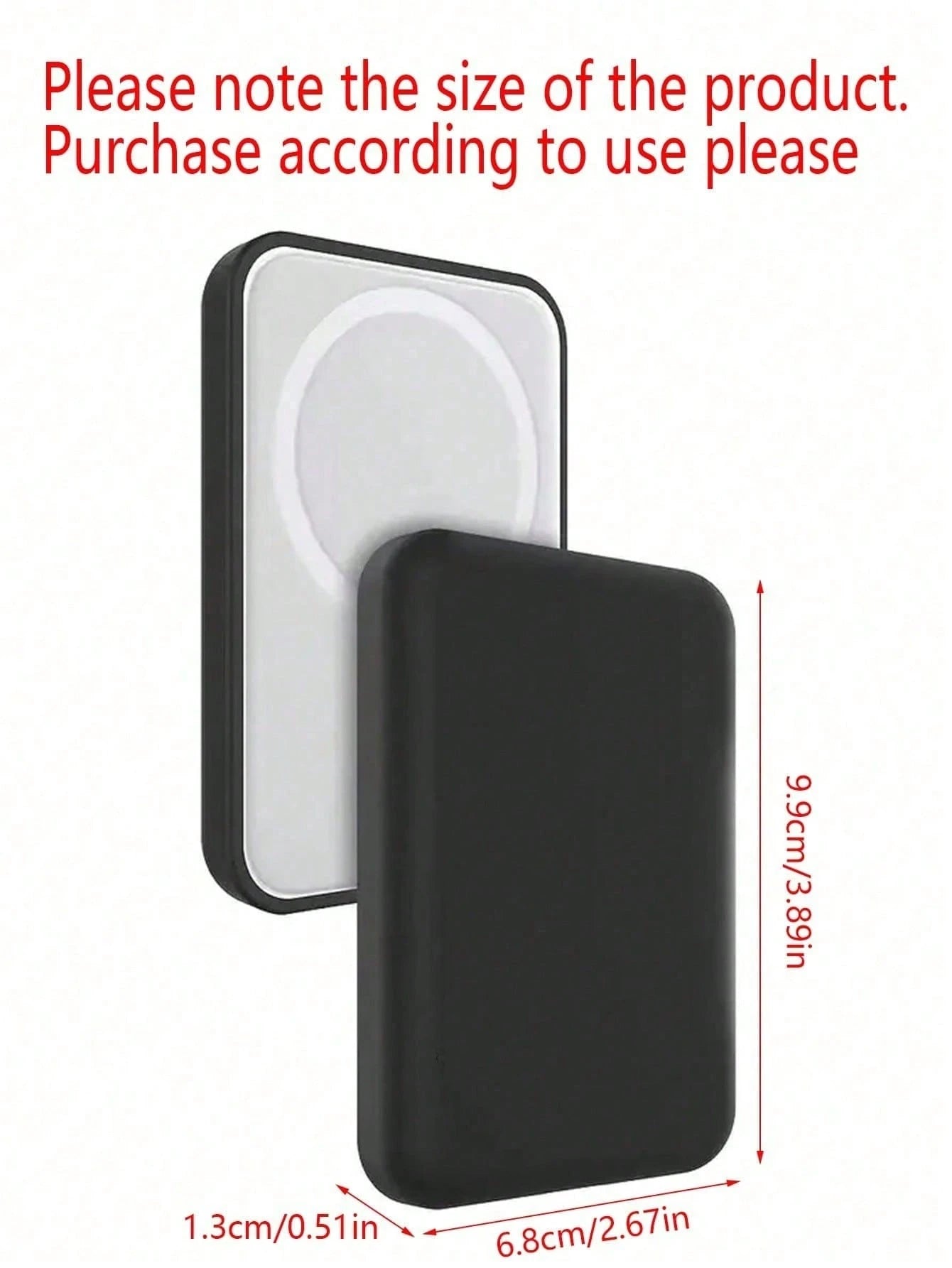 TPU Soft Matte MagSafe Battery Protective Case, Compatible, Full Coverage Protection, Anti-Drop Design, Delicate Touch, Compatible With Wireless Charger Cable Protector, Charger Protector