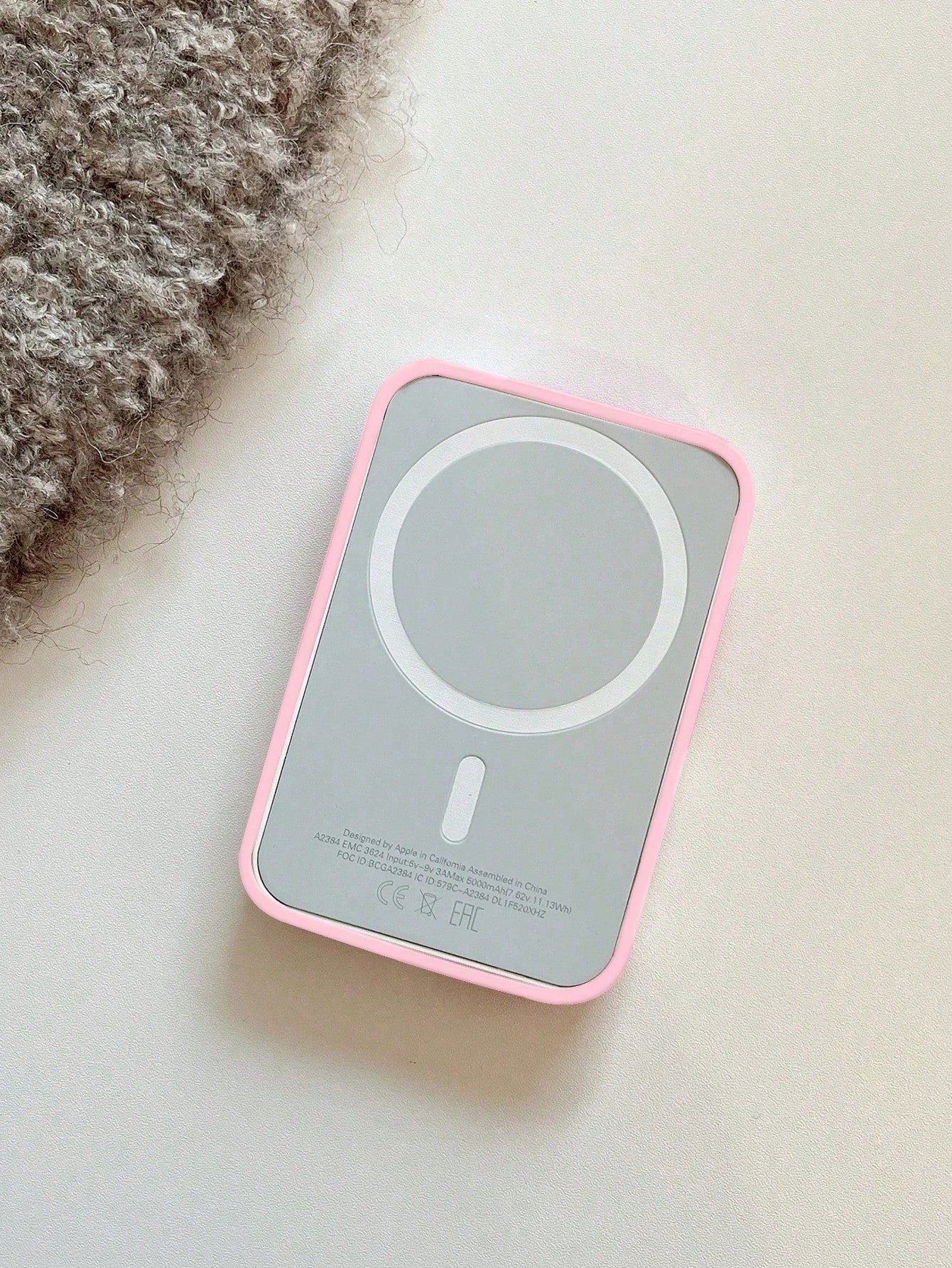 TPU Soft Matte MagSafe Battery Protective Case, Compatible, Full Coverage Protection, Anti-Drop Design, Delicate Touch, Compatible With Wireless Charger Cable Protector, Charger Protector