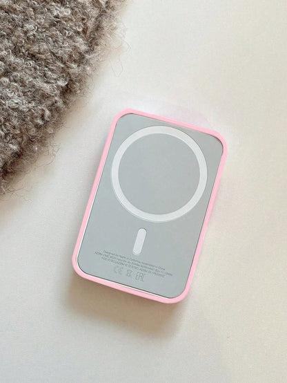 TPU Soft Matte MagSafe Battery Protective Case, Compatible, Full Coverage Protection, Anti-Drop Design, Delicate Touch, Compatible With Wireless Charger Cable Protector, Charger Protector