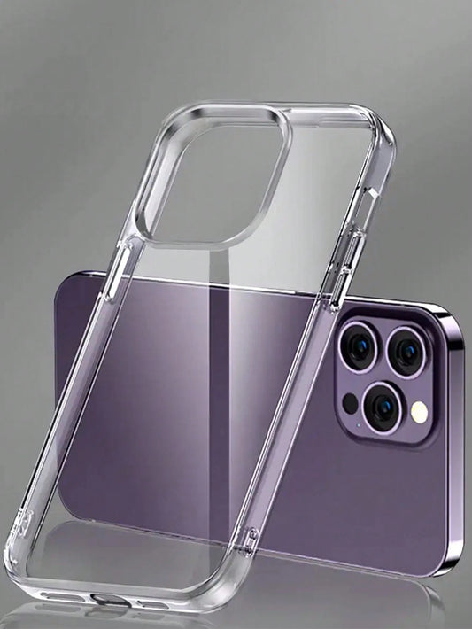 Transparent Phone Case, Compatible With IPhone 11 12 13 14 15 Pro Max, Soft TPU Silicone Material, Compatible With X XS Max XR, Transparent Back Cover, Waterproof, Shockproof, Anti-Drop, Anti-Scratch
