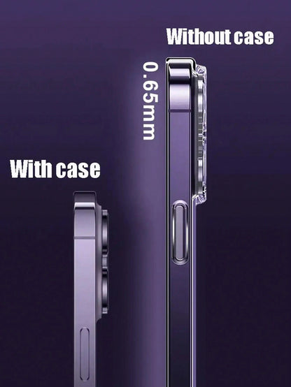 Transparent Phone Case, Compatible With IPhone 11 12 13 14 15 Pro Max, Soft TPU Silicone Material, Compatible With X XS Max XR, Transparent Back Cover, Waterproof, Shockproof, Anti-Drop, Anti-Scratch