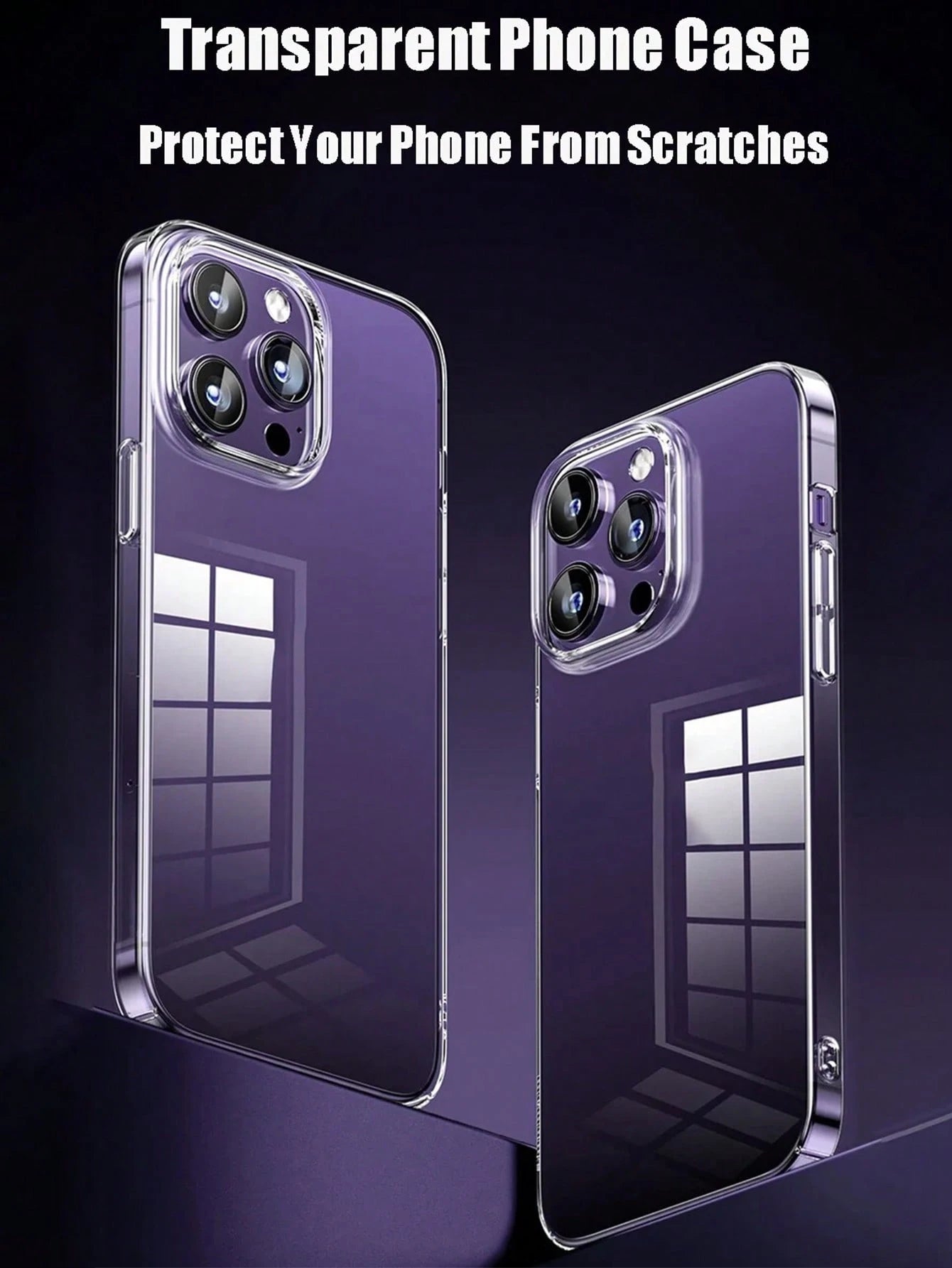 Transparent Phone Case, Compatible With IPhone 11 12 13 14 15 Pro Max, Soft TPU Silicone Material, Compatible With X XS Max XR, Transparent Back Cover, Waterproof, Shockproof, Anti-Drop, Anti-Scratch