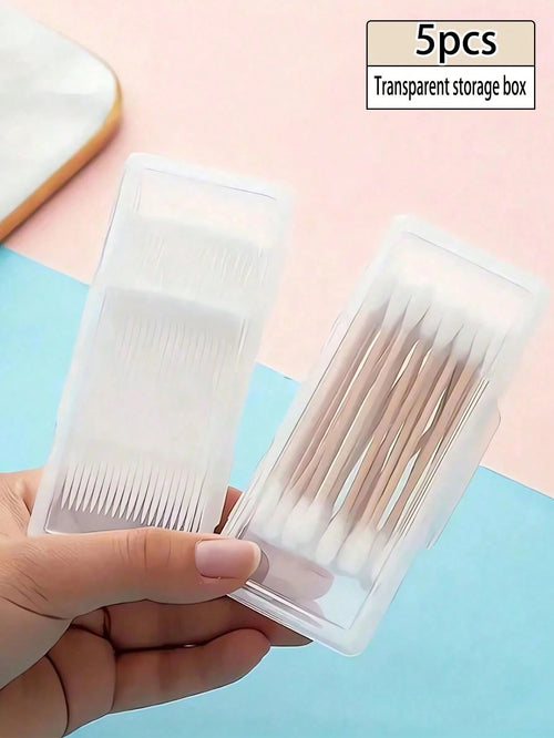 Transparent Travel Organizer With Lid, A Convenient Mini Organizer For Carrying Items Like Toothpicks And Dental Floss. A Must-Have For Travel, Room Decor, Bags, Cosmetic Bags, And Dressing Tables. Tr