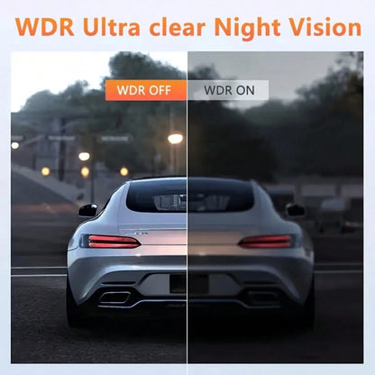 Two/Triple Camera Dash Cam- Infrared Night Vision, 1080P Front And 720P Rear,170° Wide Angle & Built-In Audio- Optional 32GB Card, Loop Recording, G-Sensor- Perfect Vehicle Safety Camera 24 Hours P