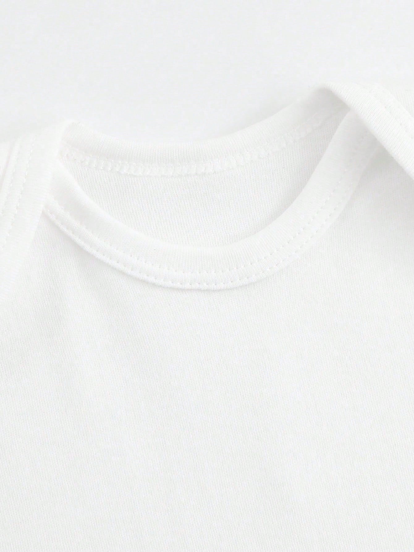 Unisex Newborn Baby Bodysuit, See You In 2027 Red Heart Letter Print Round Neck Short Sleeve Soft Cotton Infant One Piece Outfit