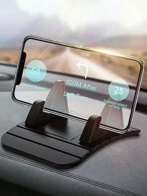 Universal Anti-Slip Silicone Car Dashboard Phone Holder, Non-Slip Phone Stand Compatible With IPhone And Smartphones, Suitable For Car And Home Use, Secure Grip, Flexible Silicone Construction, Easy M