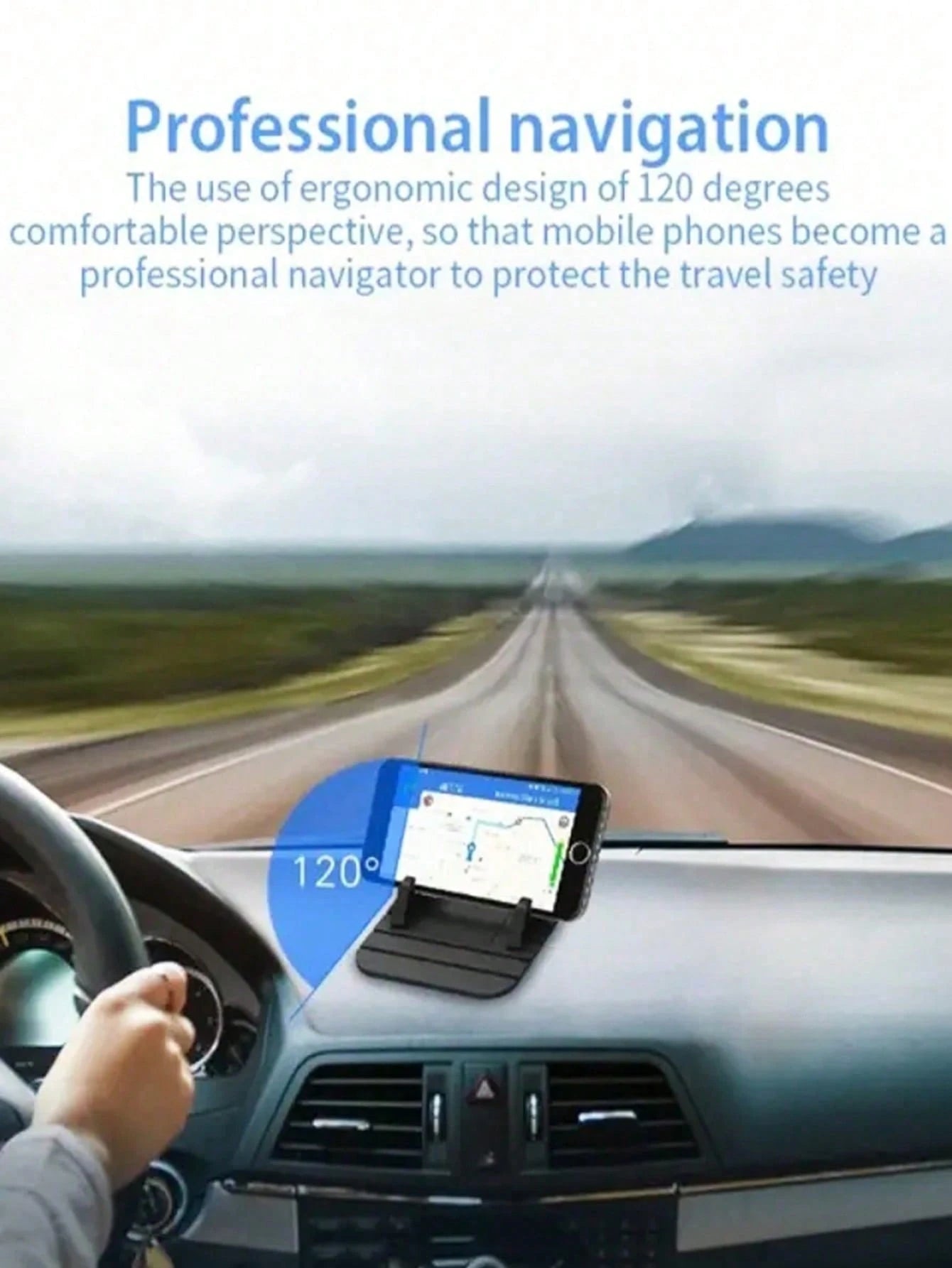 Universal Anti-Slip Silicone Car Dashboard Phone Holder, Non-Slip Phone Stand Compatible With IPhone And Smartphones, Suitable For Car And Home Use, Secure Grip, Flexible Silicone Construction, Easy M