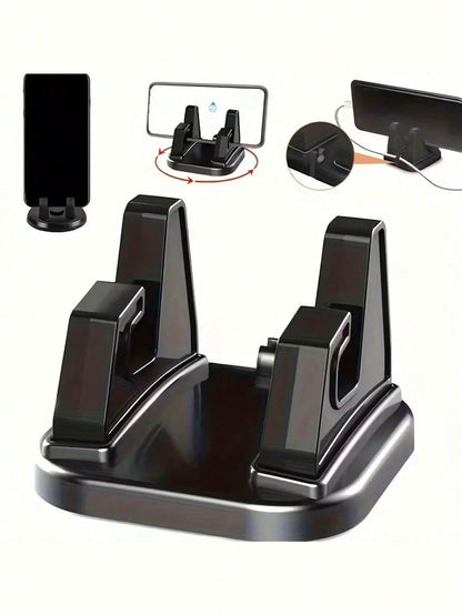 Universal Anti-Slip Silicone Car Dashboard Phone Holder, Non-Slip Phone Stand Compatible With IPhone And Smartphones, Suitable For Car And Home Use, Secure Grip, Flexible Silicone Construction, Easy M