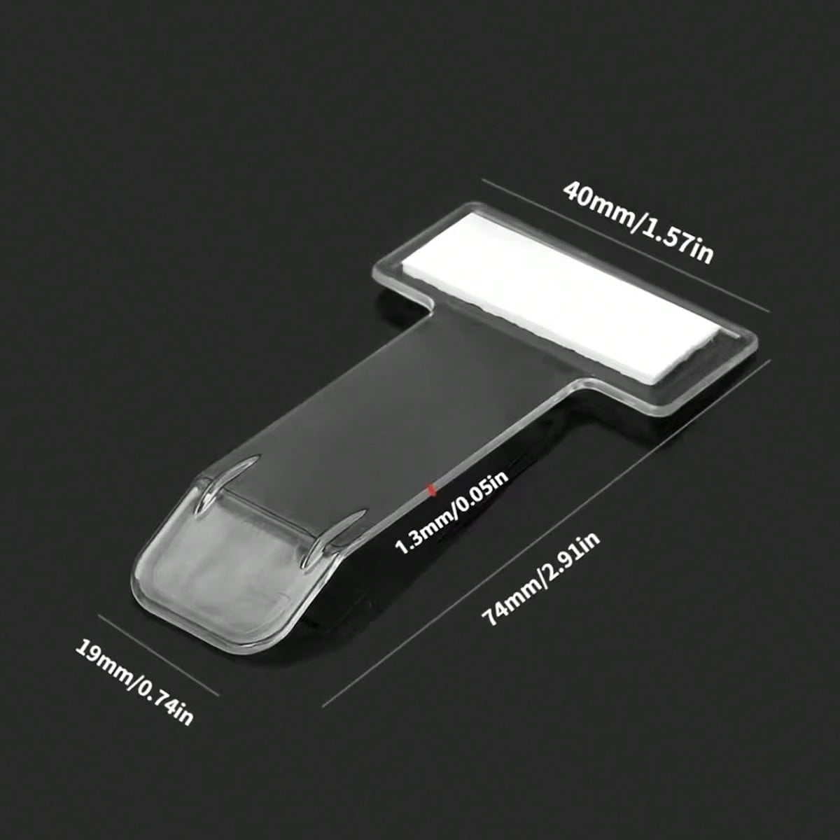 Universal Car Parking Ticket Holder- Car Quick Release Card Bill Holder Installation Storage Organizer- Car Window Sticker Clip- Made Of Plastic