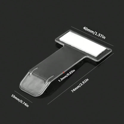 Universal Car Parking Ticket Holder- Car Quick Release Card Bill Holder Installation Storage Organizer- Car Window Sticker Clip- Made Of Plastic