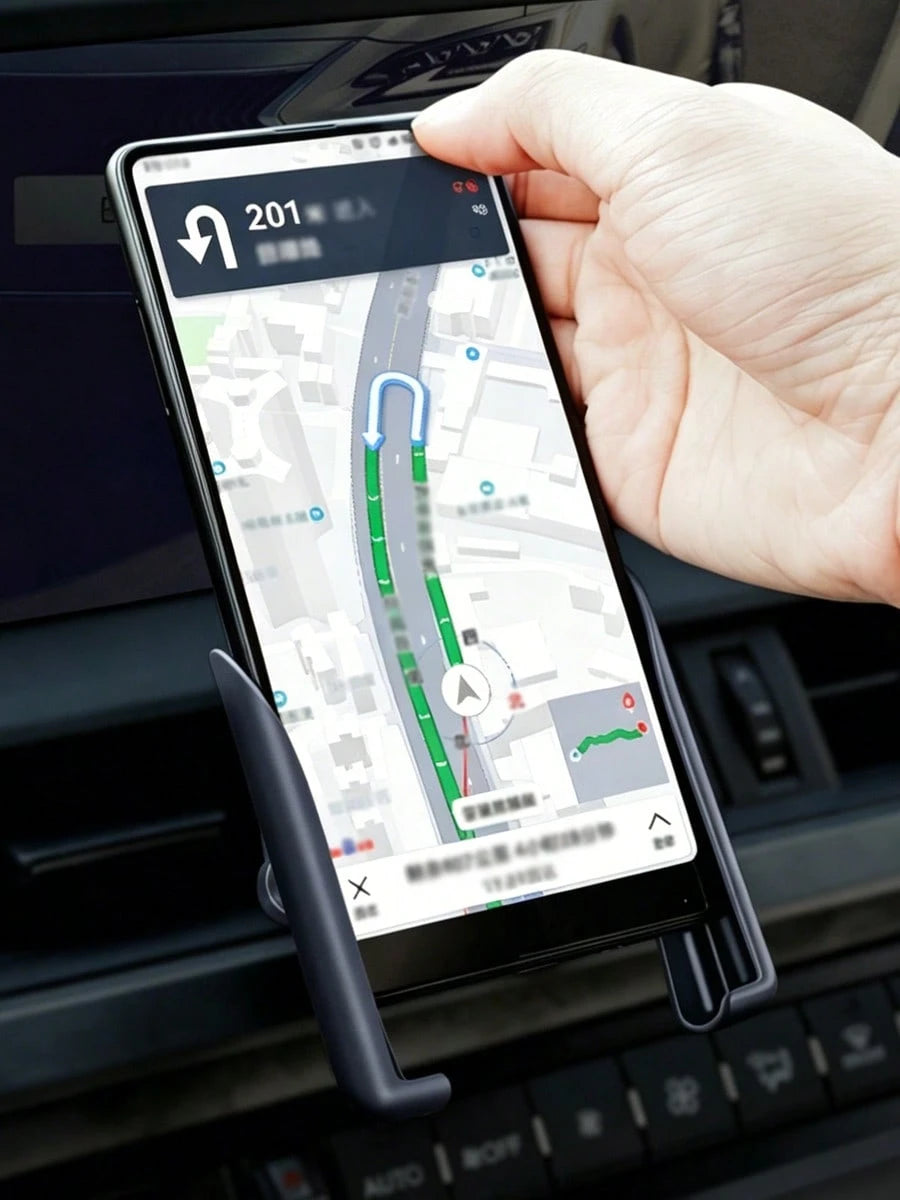 Universal Car Phone Holder- Gravity Auto-Clamping Design, One-Hand Operation, Wide Non-Slip Silicone Arm, 360° Rotation, Fits 4.7 To 7 Inch Devices, Air Vent Car Phone Mount, Car Accessories, Car Pho