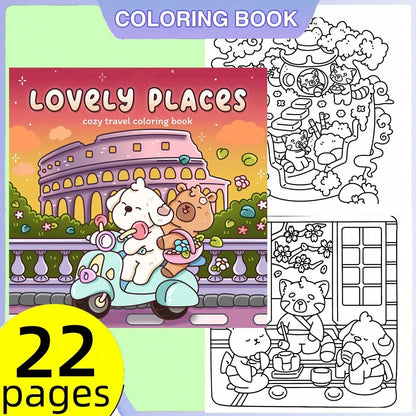 (Upgraded Deluxe Version, Thick Paper, 20.5*20.5cm) "Inspirational Profanity Quotes Bold Easy Coloring Book: 22 Easy Pages", Suitable For Couples And Families, Perfect For Parties, Valentine's Day, Bi