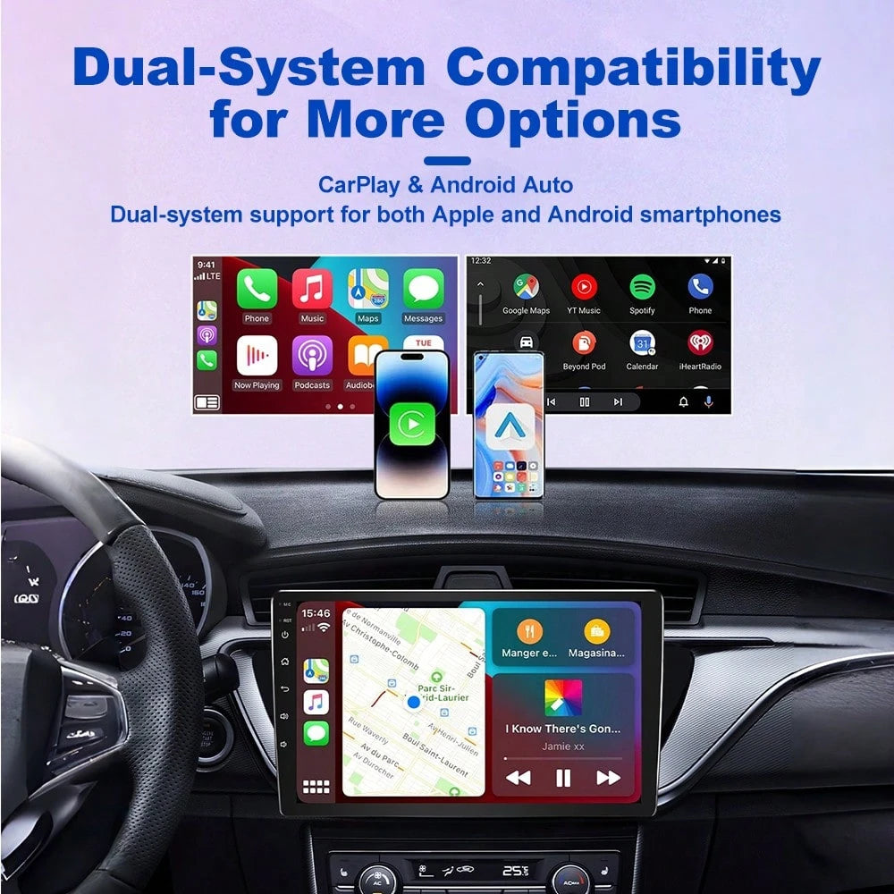 Upgraded Wireless CarPlay Adapter Mini USB Plug-And-Play Auto-Connect Converts Wired To Wireless Compatible With IOS 10+/Android 11 For Vehicles 2016 And Later