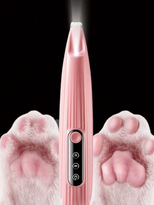 USB Pet Hair Trimmer, Electric Shaver, Cat Dog Paw Hair Remover, Can Trim Paws, Ears, Eyes And Surrounding Hair, Suitable For Daily Pet Grooming, Quiet Pet Hair Trimmer- USB Rechargeable, Waterproof