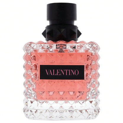 Valentino Donna Born In Roma Eau De Parfum Spray For Women, 3.4 Fl Oz/ 100 Ml, Warm Vanilla & Jasmine Floral Scent