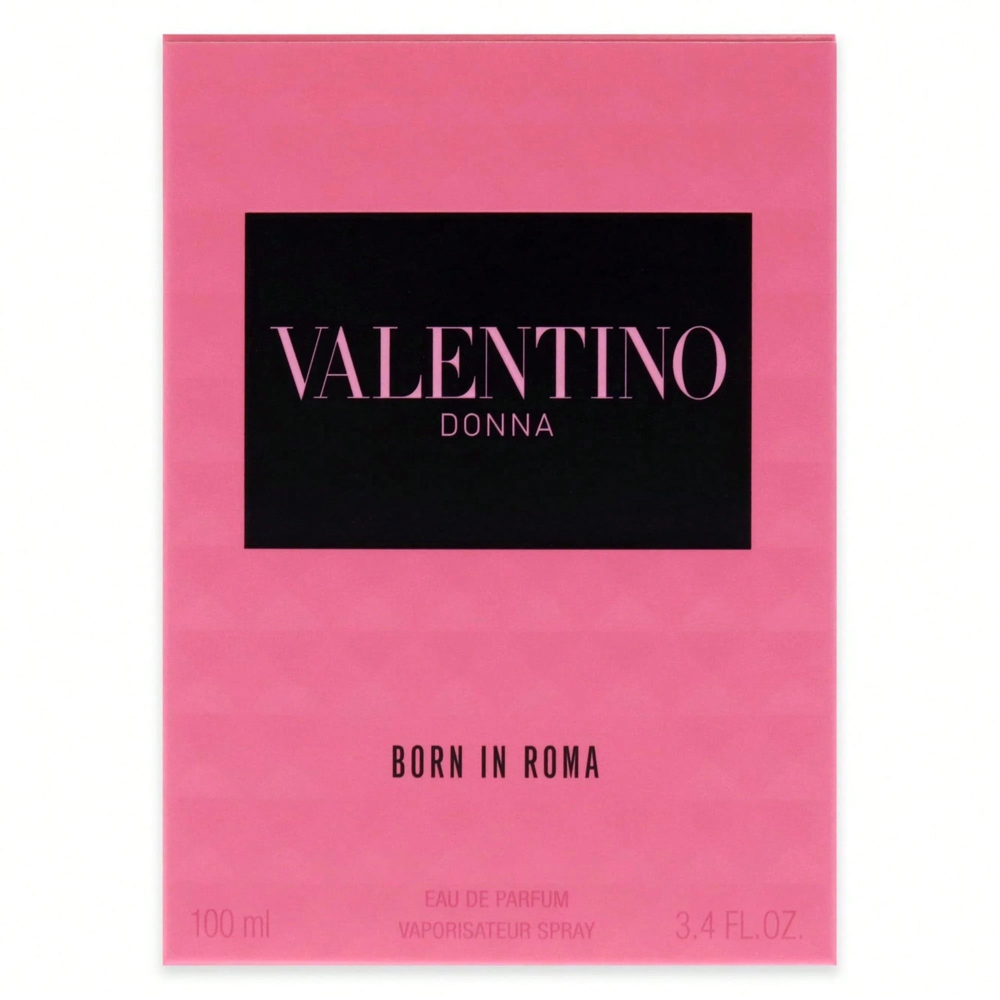 Valentino Donna Born In Roma Eau De Parfum Spray For Women, 3.4 Fl Oz/ 100 Ml, Warm Vanilla & Jasmine Floral Scent
