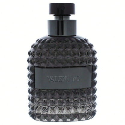 VALENTINO Uomo Intense Eau De Parfum 100ml/ 3.4 Fl Oz, Warm & Spicy Men's Fragrance, Studded Bottle Gift