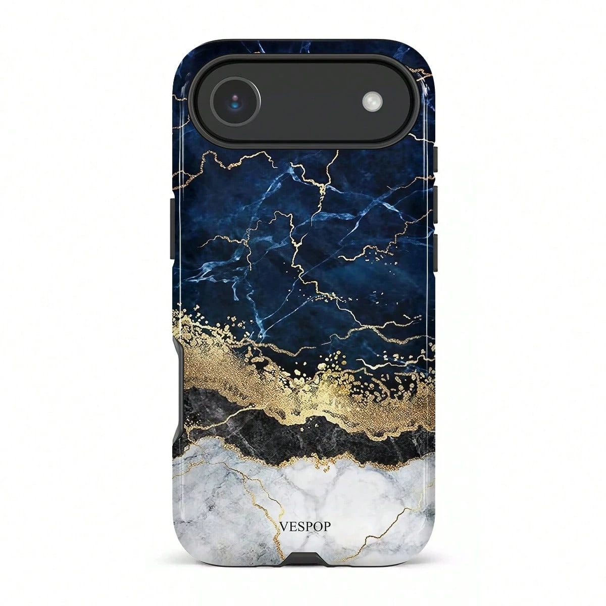 VESPOP Marble Element Fashion Phone Case- For IPhone 18/17/16/15/14/13/12/11 Pro Max/Pro Plus/12 Mini/13 Mini, Compatible With Galaxy S26 S25 S24 S23 S22 S21 Plus Ultra, Compatible With Pixel 8 9 10