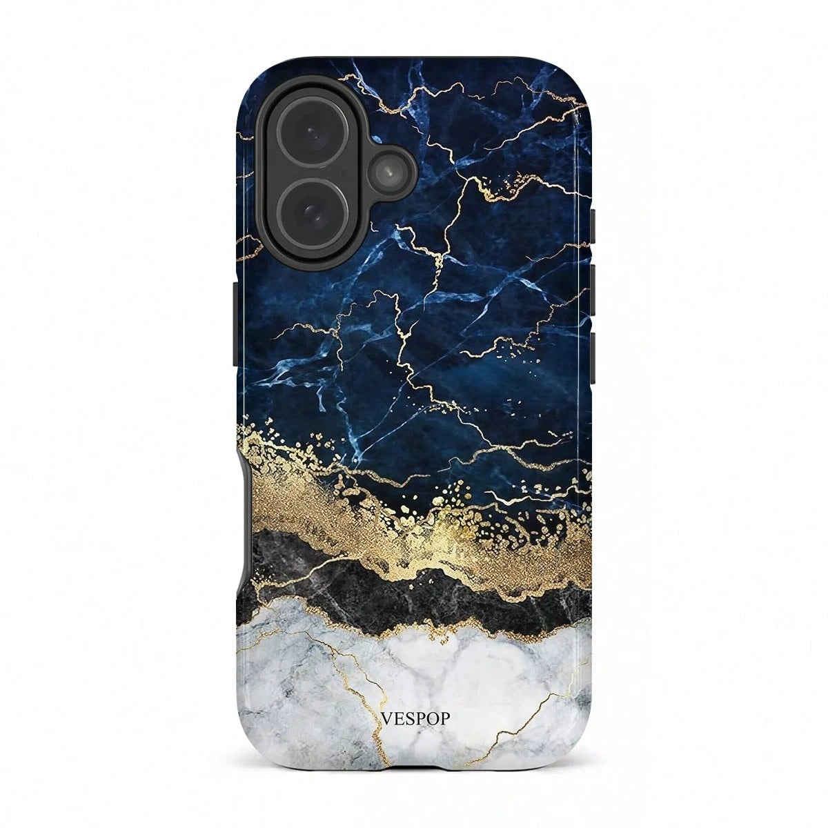 VESPOP Marble Element Fashion Phone Case- For IPhone 18/17/16/15/14/13/12/11 Pro Max/Pro Plus/12 Mini/13 Mini, Compatible With Galaxy S26 S25 S24 S23 S22 S21 Plus Ultra, Compatible With Pixel 8 9 10