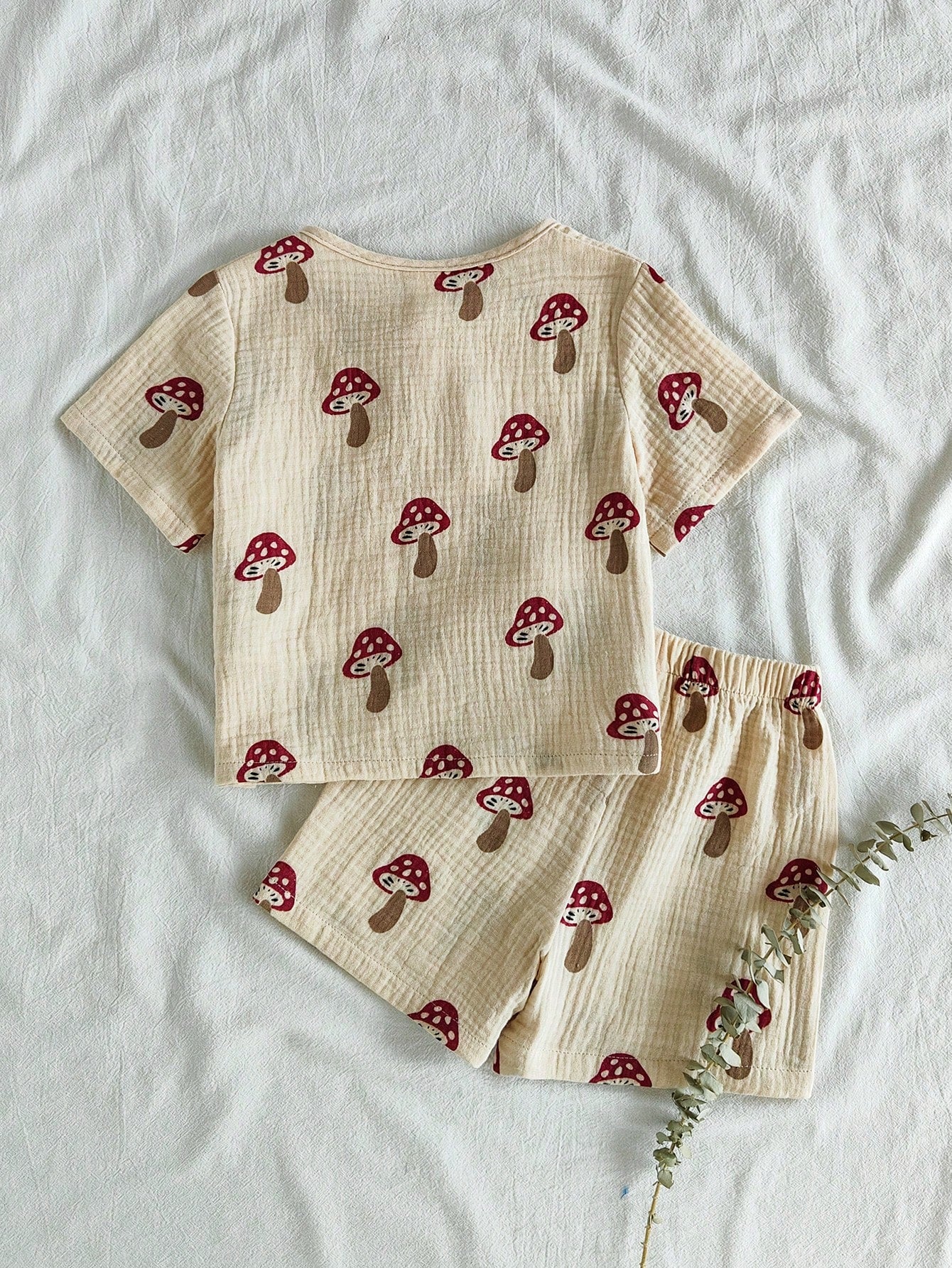 Vintaside Kids 2pcs/Set Cute Watermelon Print Baby Boys Casual Short Sleeve T-Shirt And Shorts Set