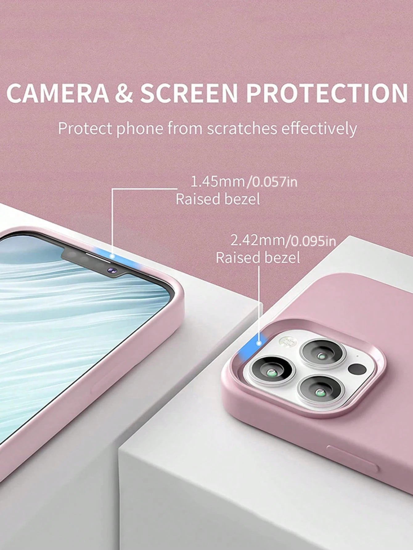 VOUVI Minimalist Luxury Solid Color Basic Matte Finish Phone Case, Compatible With IPhone 17/16/15/14/13/12/11 Pro Max Minimalist Business Protective Case, Compatible With IPhone 17/Air/16/15/14 Plus