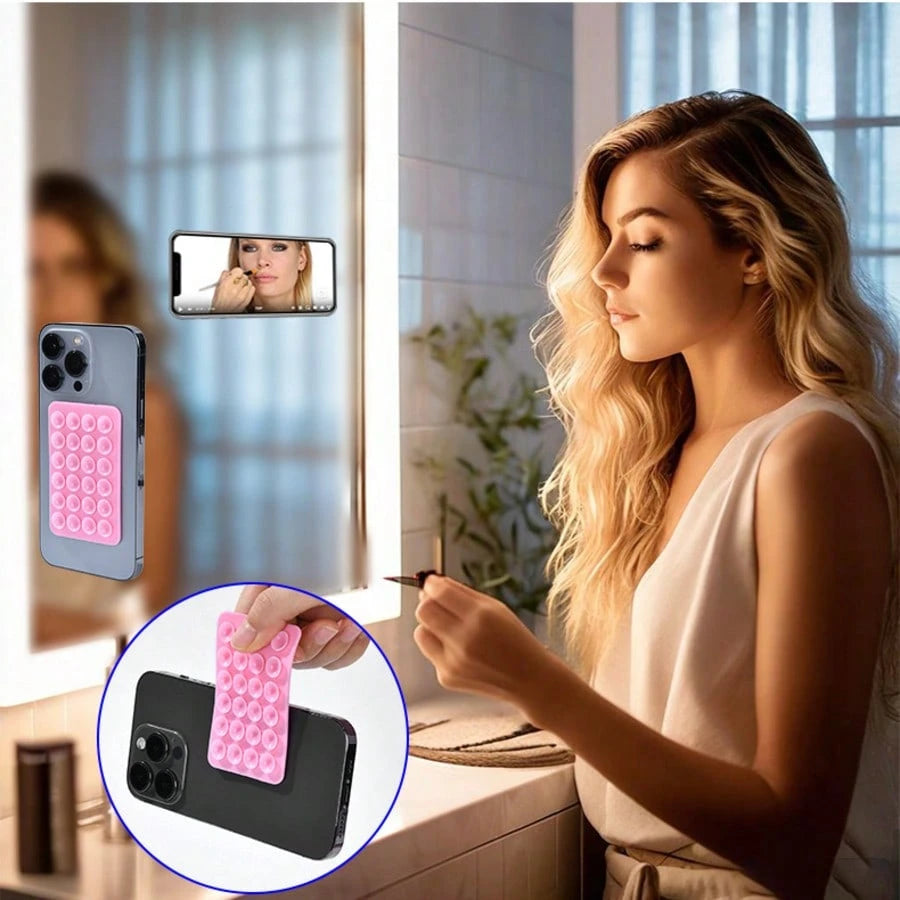 VOUVI Minimalist Luxury Suction Cup Style Burgundy Matte Finish Suction Cup Matte Finish Protective Shockproof Case Compatible With Iphone 17/16/15/14/13/12/11 Pro Max Compatible With Iphone 17/Air/16