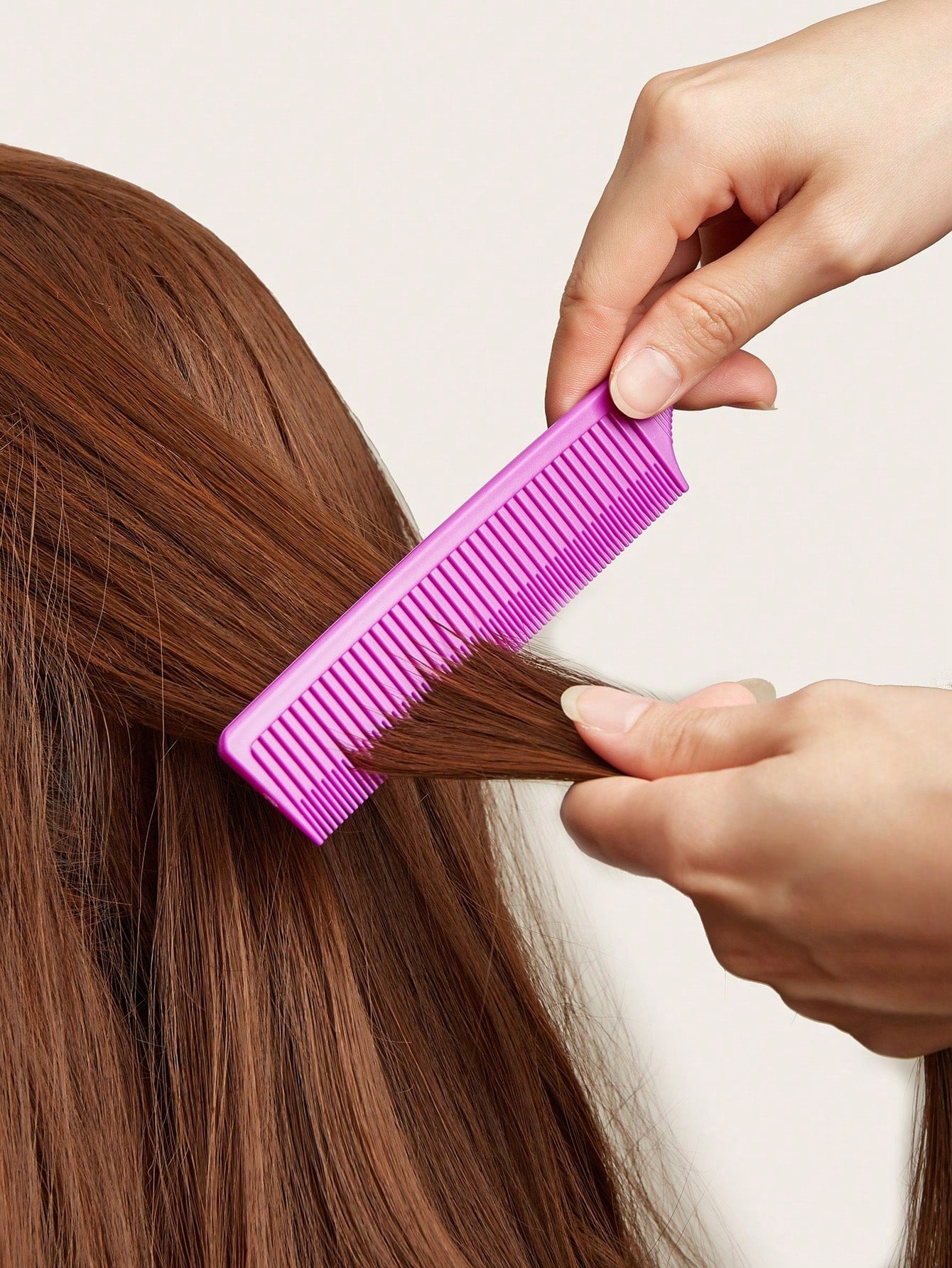 WANMEI 1pc Professional Hairdressing Comb, Salon Styling Comb, Anti-Static Pointed Tail Comb, Precision Sectioning Comb, Teasing Comb, Ideal For Hairstyling, Salon, Travel