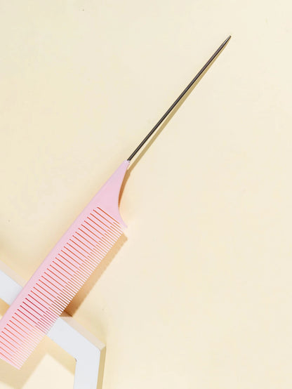 WANMEI 1pc Professional Hairdressing Comb, Salon Styling Comb, Anti-Static Pointed Tail Comb, Precision Sectioning Comb, Teasing Comb, Ideal For Hairstyling, Salon, Travel