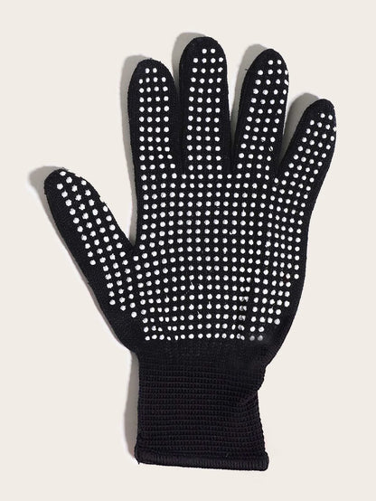 WANMEI Heat-Resistant Silicone Shock-Absorbing Gloves, Suitable For Straightening Irons And Other Tools, Professional Heat-Pressing Gloves, Heat-Resistant Up To 300 Degrees, Hair Styling Heat-Insulati