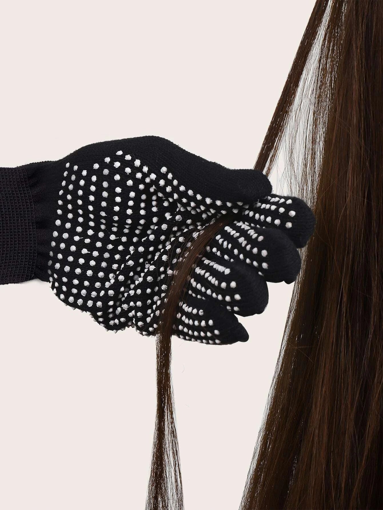 WANMEI Heat-Resistant Silicone Shock-Absorbing Gloves, Suitable For Straightening Irons And Other Tools, Professional Heat-Pressing Gloves, Heat-Resistant Up To 300 Degrees, Hair Styling Heat-Insulati