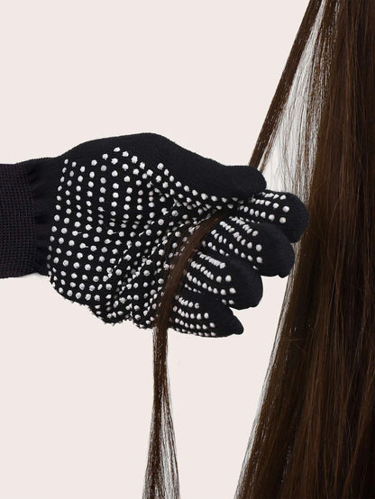 WANMEI Heat-Resistant Silicone Shock-Absorbing Gloves, Suitable For Straightening Irons And Other Tools, Professional Heat-Pressing Gloves, Heat-Resistant Up To 300 Degrees, Hair Styling Heat-Insulati