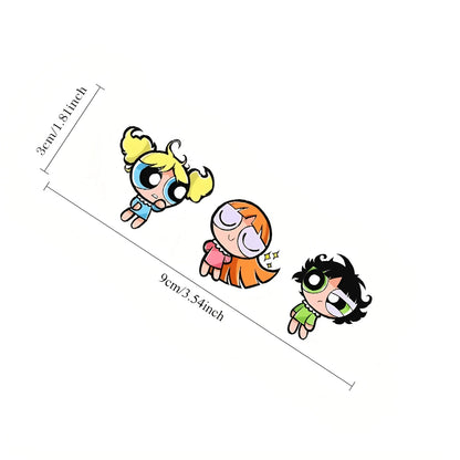 Warner Bros Cute Cartoon "Super Kid" Girl Rearview Mirror Sticker, Car Rearview Mirror Decorative Sticker, Truck Rearview Mirror Decor, Car Interior Graffiti Sticker, "Super Kid" Car Interior Decor St
