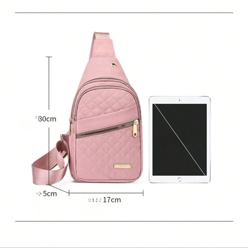 Water Resistant Sling Bag For Men Women, Lightweight Crossbody Chest Backpack, Adjustable Strap Shoulder Fanny Pack For Travel Hiking Cycling Daily Us
