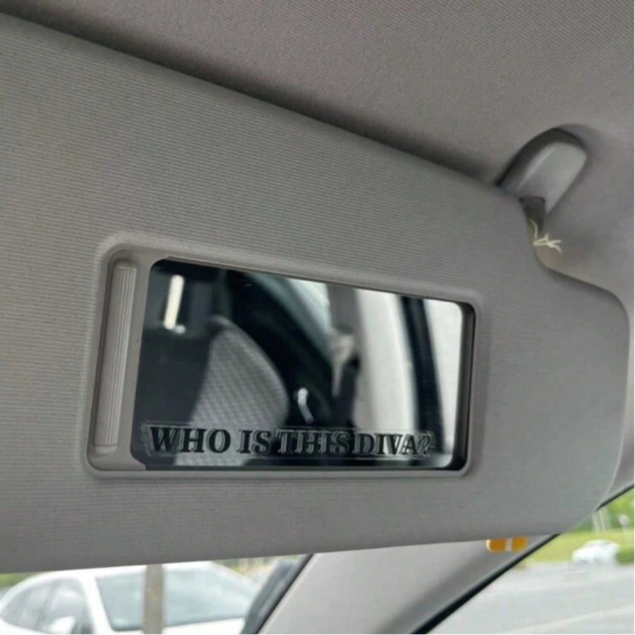 "Who Is This Diva" English Letter Sticker, Exquisite Sticker, Car Decoration Sticker, Home Decoration Sticker, Party Decoration Sticker, Cute And Beautiful Car Sticker, Suitable For Most Cars And Car