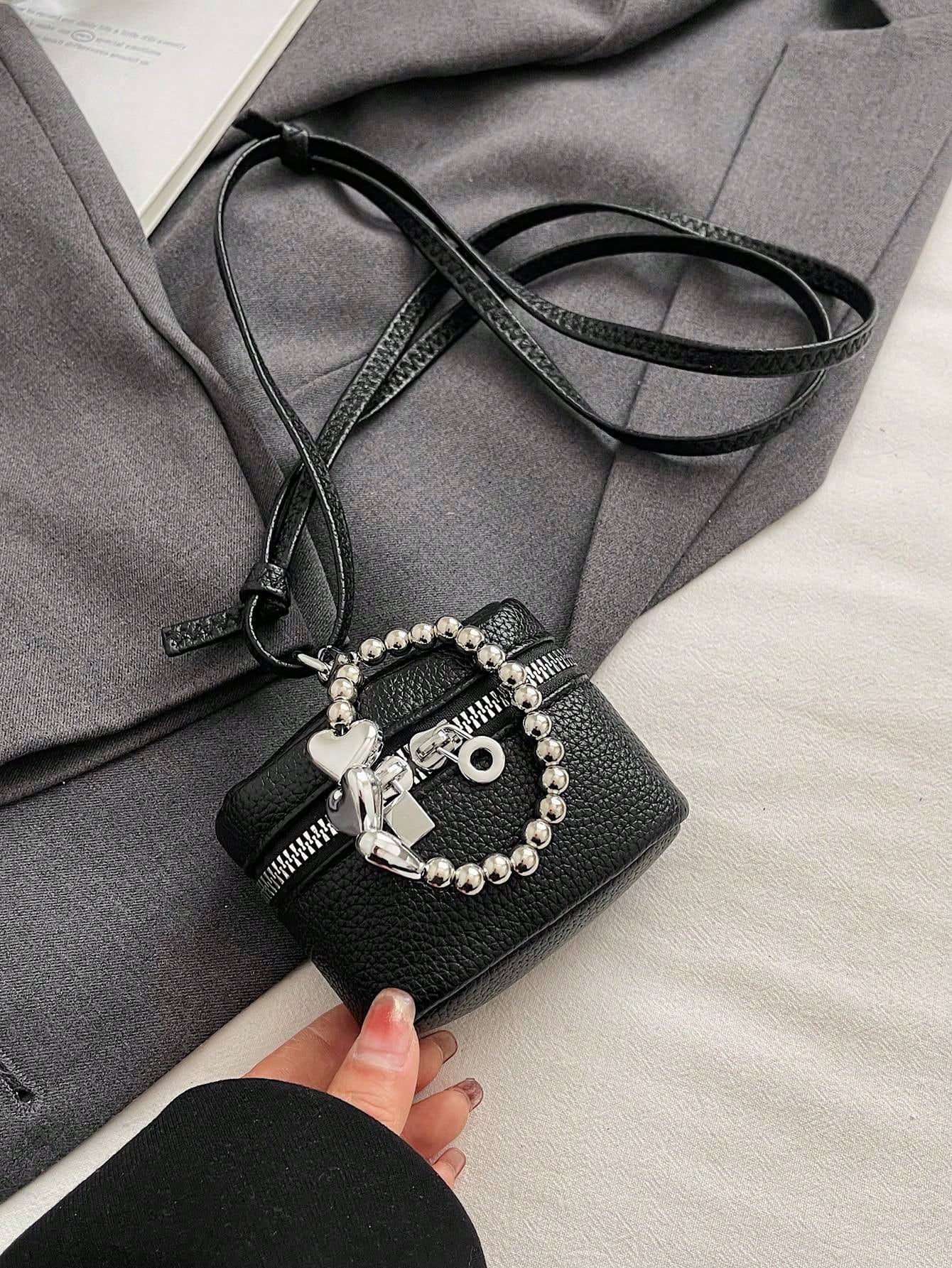 Women PU Bucket Simple Coin Purse, Makeup Bag, Earphone Pouch, Card Holder, Key Pouch, Jewelry Organizer, Suitable For Shopping, Dating, Beach Travel, Gift For Women Wallet Mini Wallet Purse Wallet Wr