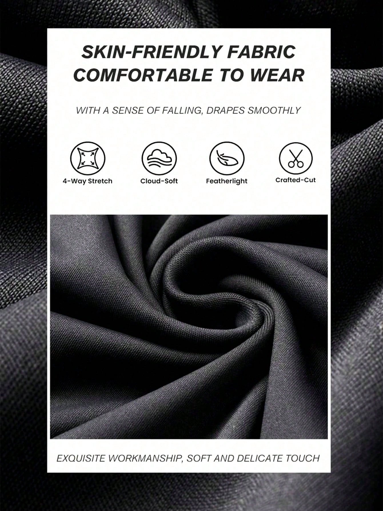 Women's Basic 3/4 Leggings, Women's Elastic Slim Cycling Pants, Yoga Sports Tight Pants To Shape Your Body, Lightweight Skinny Full Length Pants Black