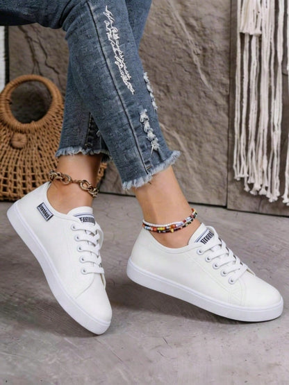 Women's Casual Athletic Shoes, Lightweight And Comfortable, Machine Washable, Suitable For Everyday Wear, Running, And Tennis Shoes.White Shoes