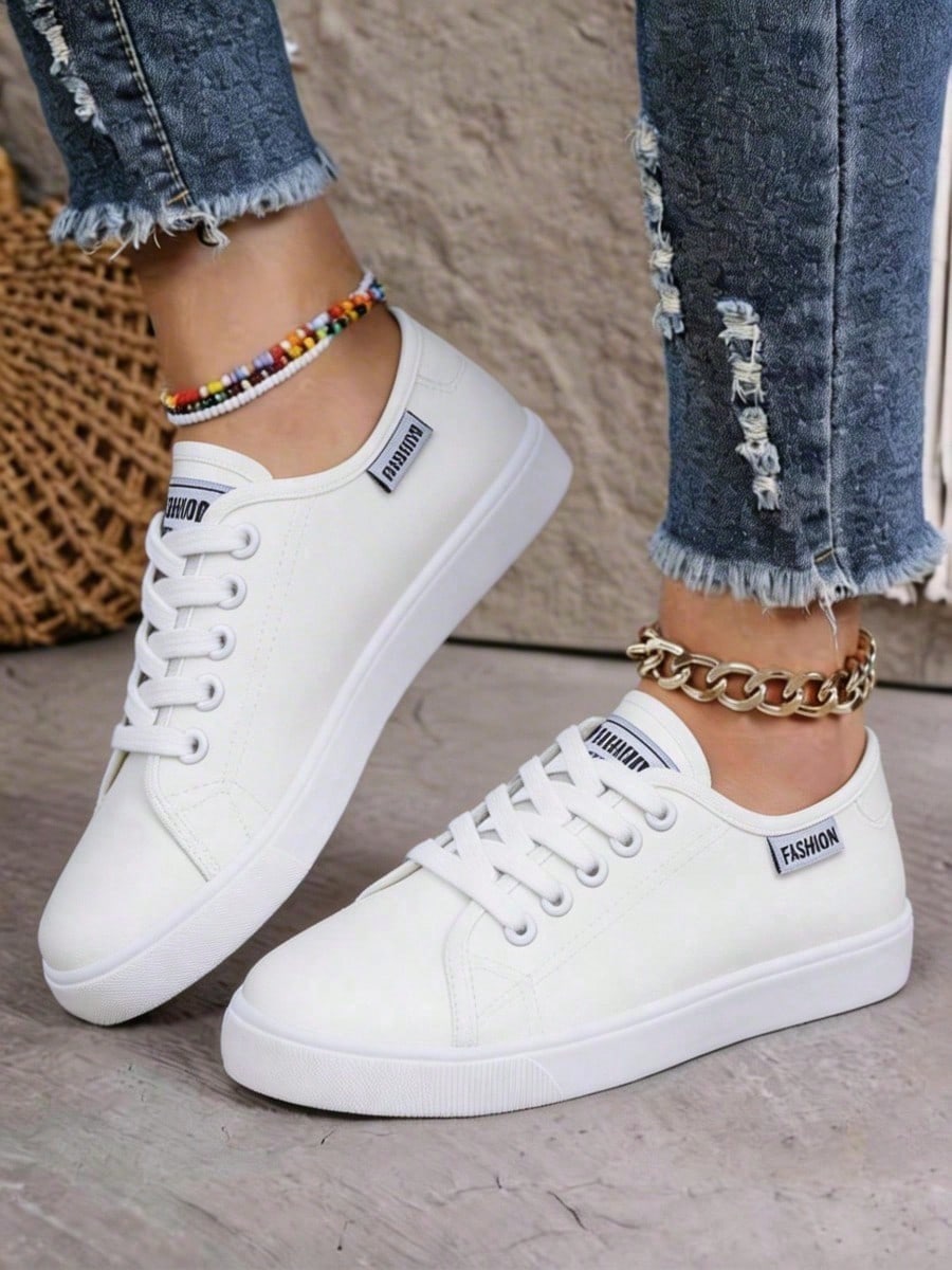 Women's Casual Athletic Shoes, Lightweight And Comfortable, Machine Washable, Suitable For Everyday Wear, Running, And Tennis Shoes.White Shoes