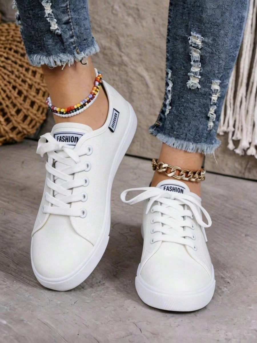Women's Casual Athletic Shoes, Lightweight And Comfortable, Machine Washable, Suitable For Everyday Wear, Running, And Tennis Shoes.White Shoes