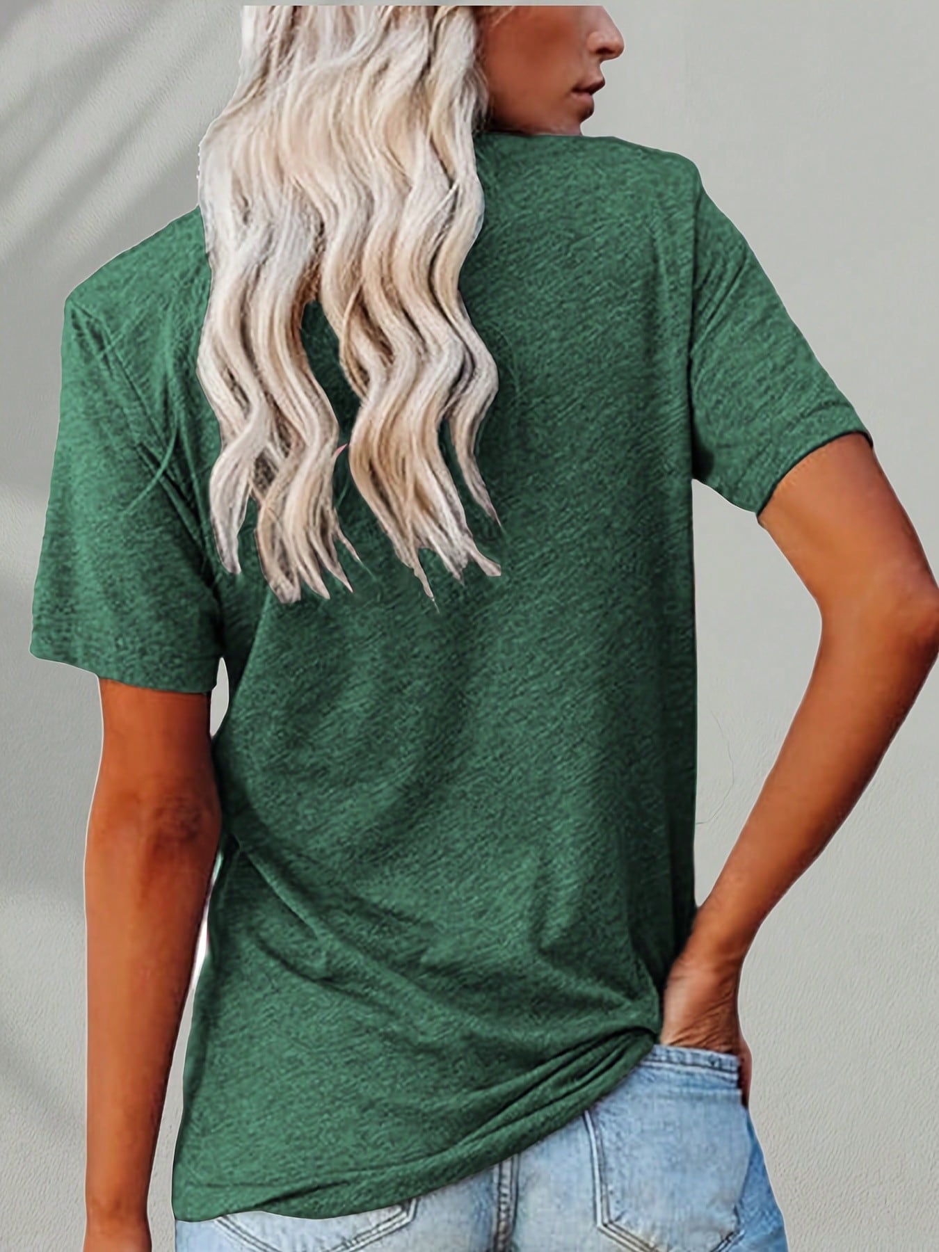 Women's Cotton Blend T Shirt Women's God Is Good Christian Shirt, Religious Women's T-Shirt, Bible Verse Shirt Gift, Casual Round Neck Short-Sleeved C