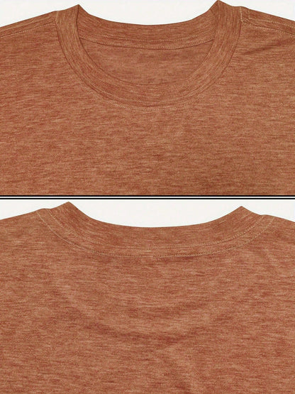 Women's Fashion Printed Cotton T-Shirt, Basic Top, Daily Casual All-Match Style, American Fashion Design, Slim Fit, Breathable & Sweat-Absorbent