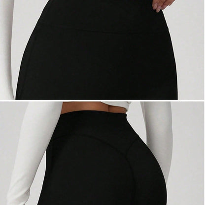 Women's High Waist Tummy Control Butt Lifting Slimming Multi-Function Sports Yoga Pants Black, Athleisure