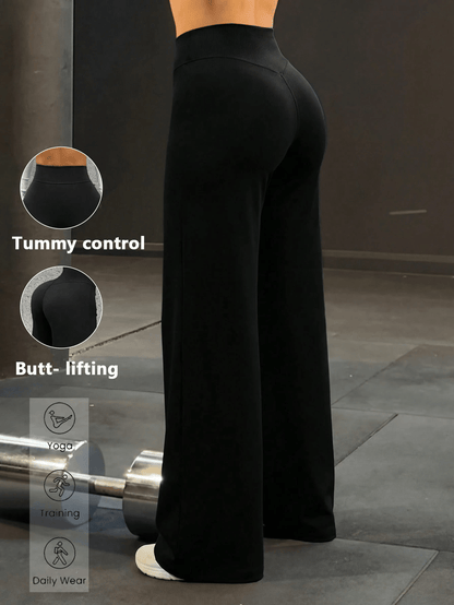 Women's High Waist Tummy Control Butt Lifting Slimming Multi-Function Sports Yoga Pants Black, Athleisure