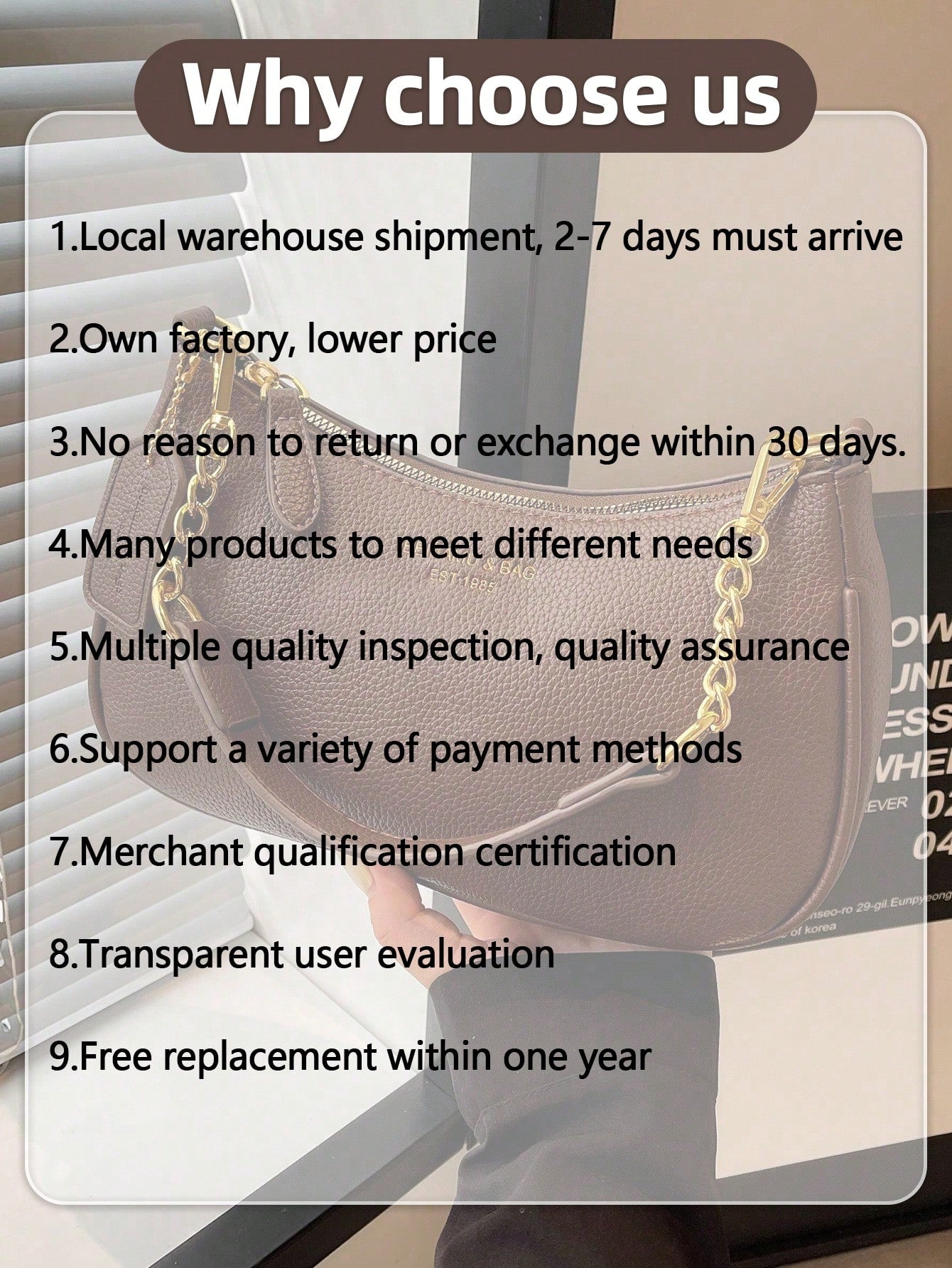 Women's Letter Adjustable Strap Shoulder Handbags Zipper PU Leather Crossbody Bags Small Purse New Fashion Classic PU Waterproof Fabric Shoulder Bag