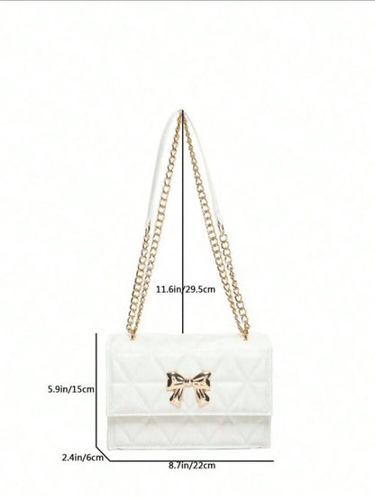Women's Luxury Underarm Chain Shoulder Bag, Fashion Versatile Crossbody Bag, Fits Phone And Wallet, New Arrival